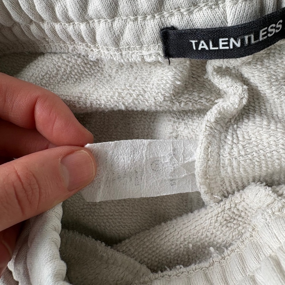 TALENTLESS WOMENS HEAVYWEIGHT HIGH WAIST DRAWSTRING SWEATPANTS X - Picture 5 of 8